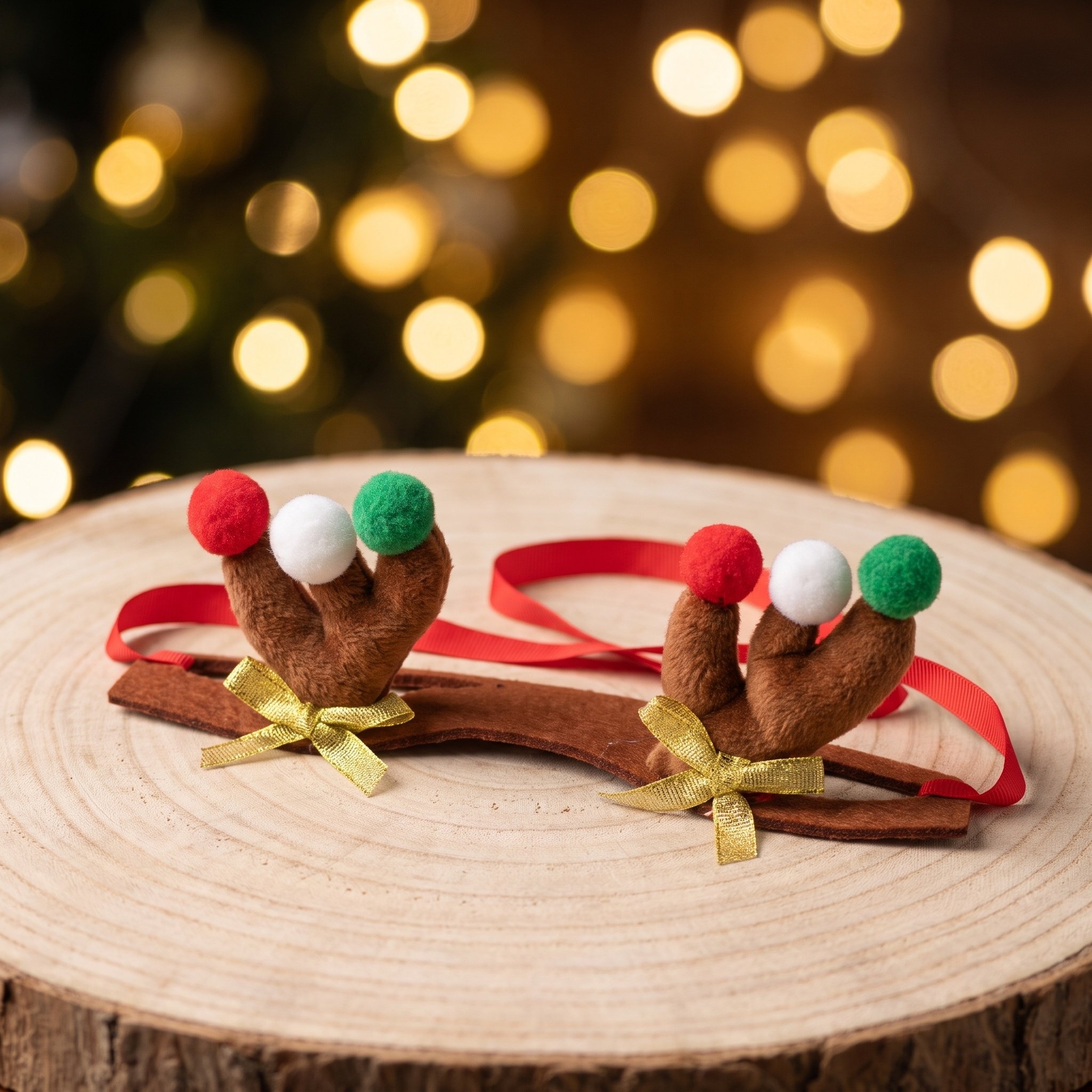 Reindeer Antlers Headband - Reindeer Antler Headband for Dog Plush