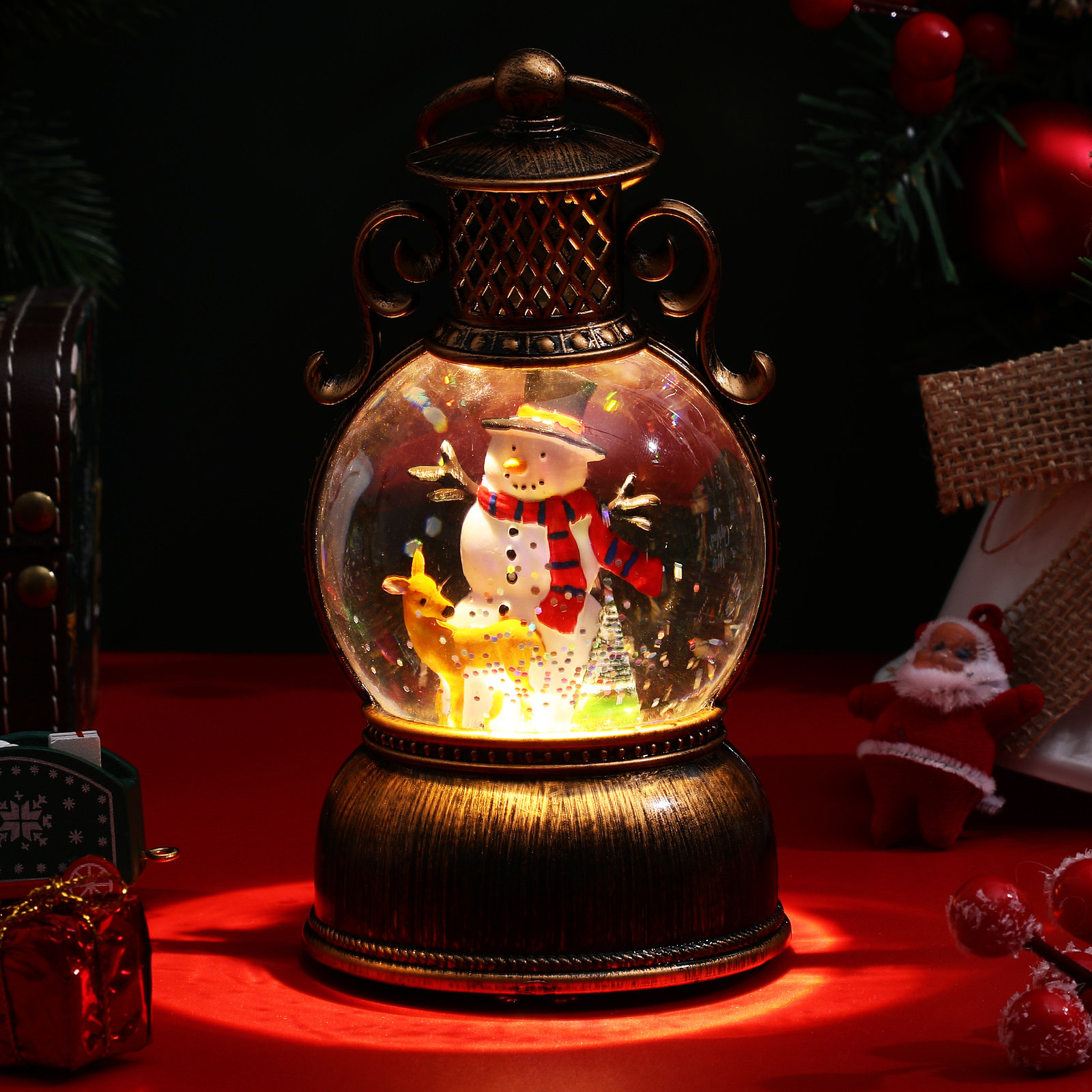 Christmas Music Box Light Up G - огляд і ціна Snow Globe Musical