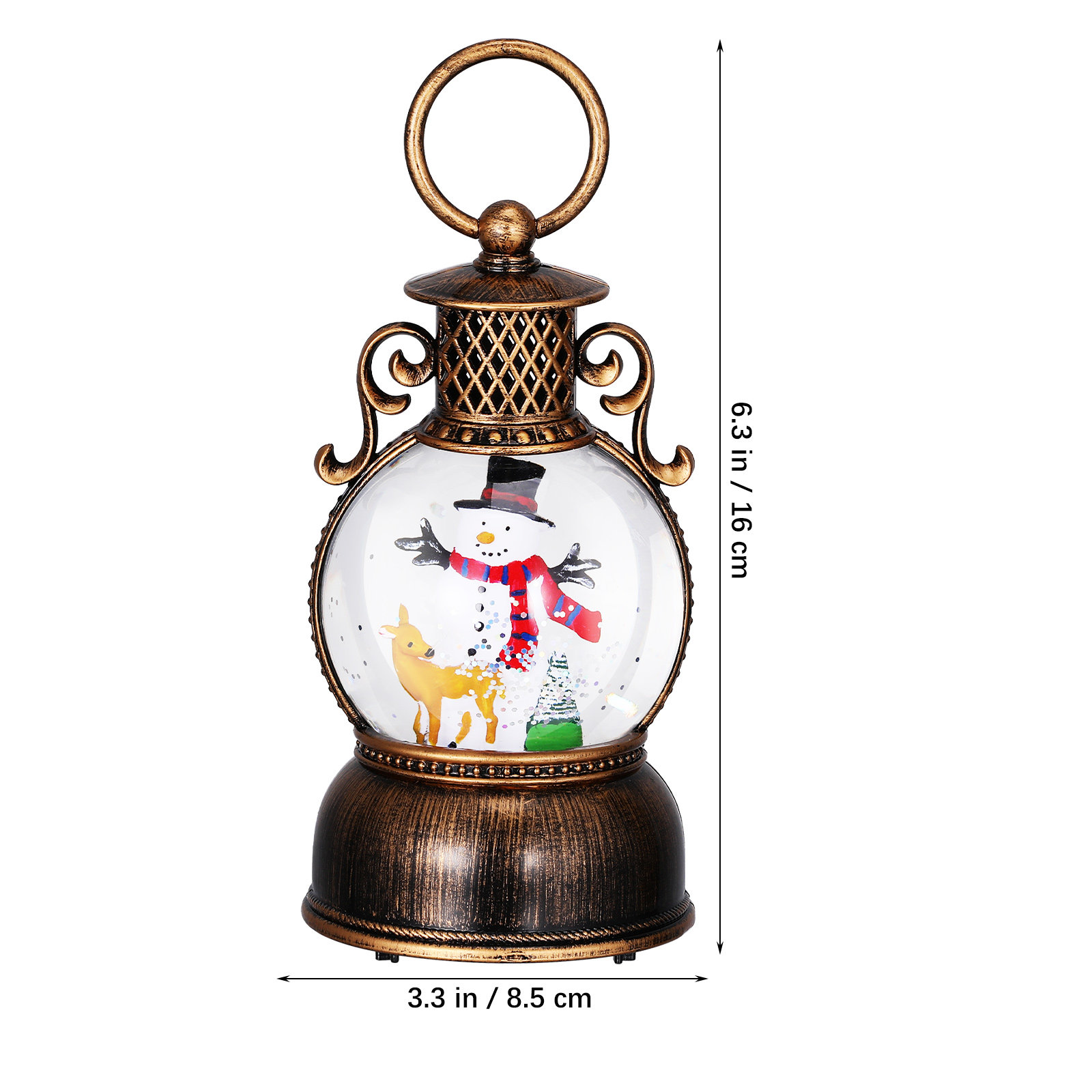 Christmas Music Box Light Up G - огляд і ціна Snow Globe Musical