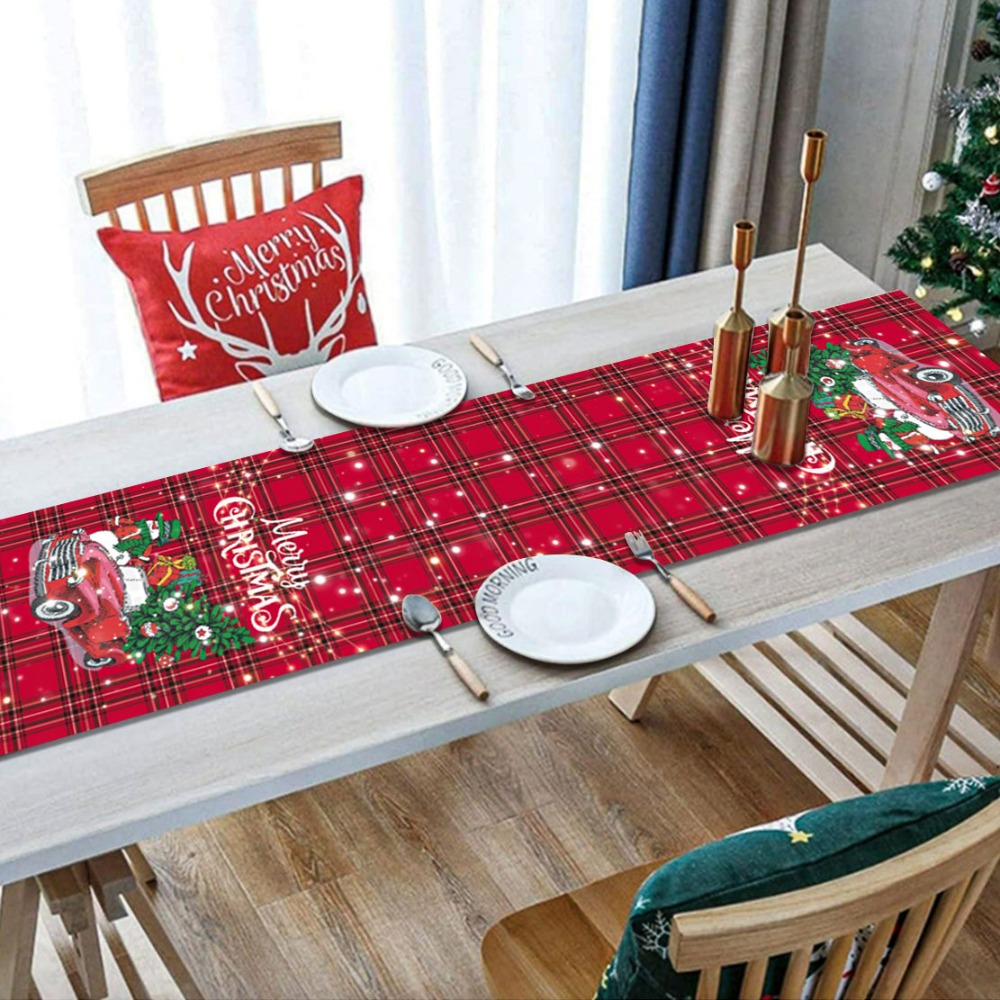 Christmas Themed Table Runner  - огляд і ціна Christmas Table Runner