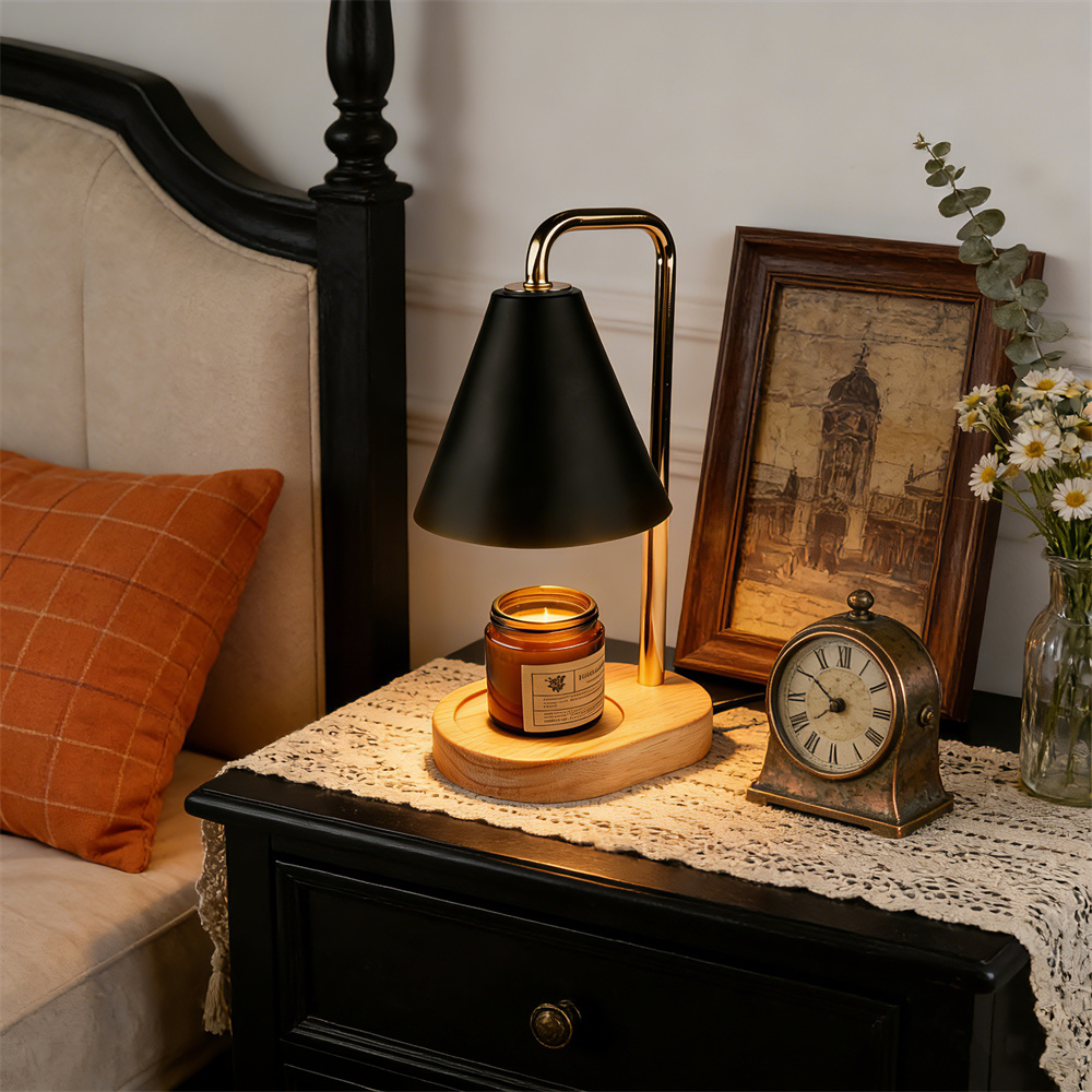 Black Candle Warmer Lamp with  - огляд і ціна Holiday Candle Set