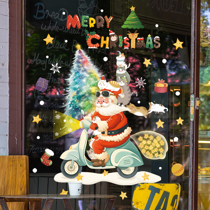 2026 Merry Christmas Window Gl - огляд і ціна Snowflake Window Decal