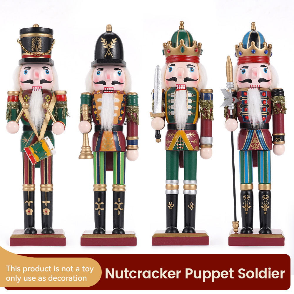 30CM Wooden Nutcracker Christm - огляд і ціна Nutcracker Figurine