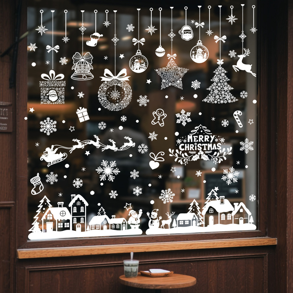 Large Christmas Window Decals  - огляд і ціна Snowflake Window Decal